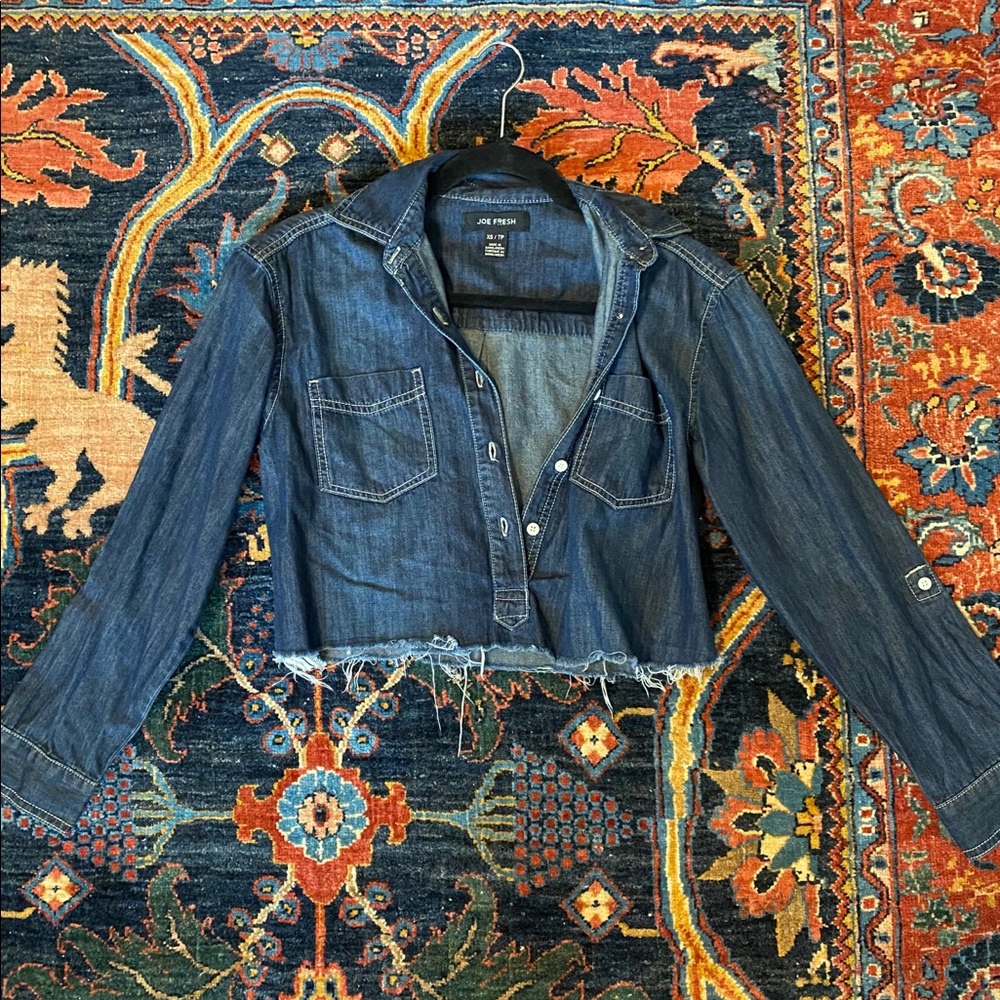 Denim Cropped shirt